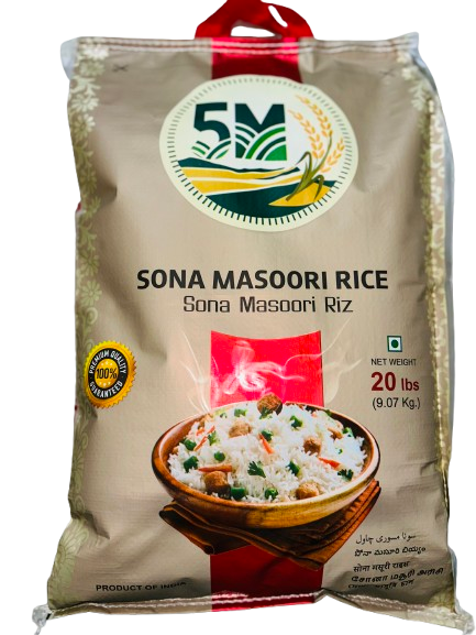 5M Crystal Sona Masoori Rice