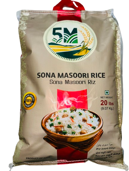 5M Crystal Sona Masoori Rice